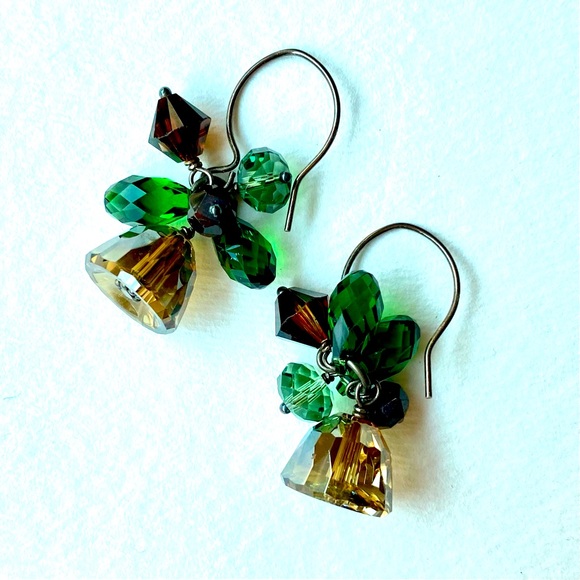 JEWELRY 🌿 EARRINGS 🌿 CRYSTAL BEADS - Picture 3 of 3